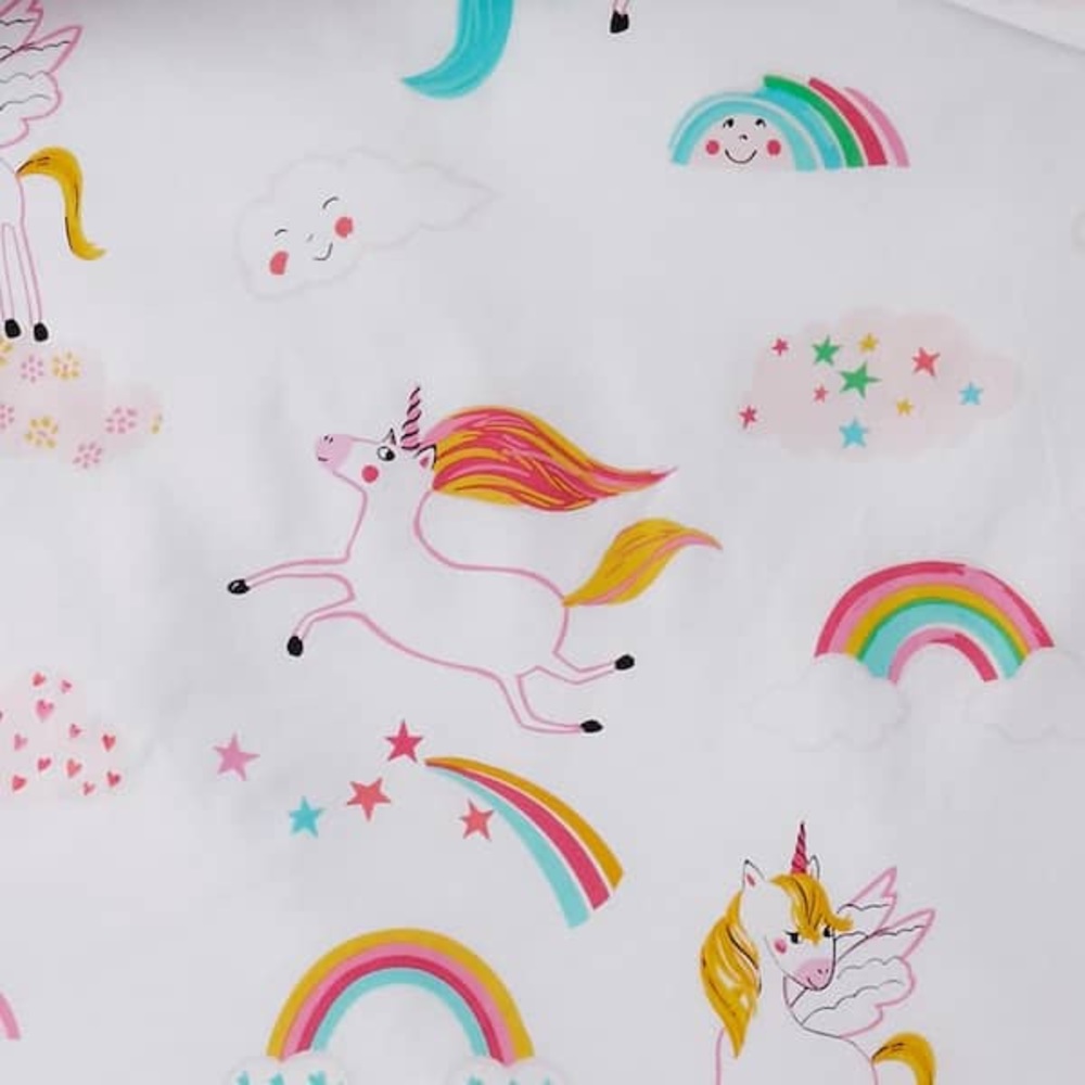 EUC full-size unicorn sheet set from Company Store